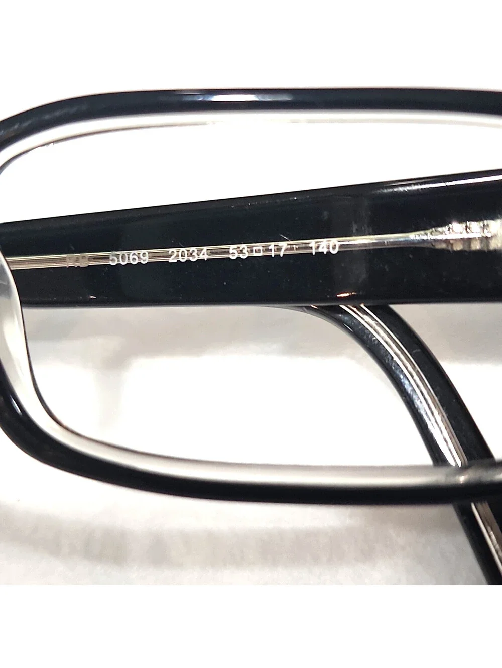 Ray Ban RB5069 2034 Black Rectangle Eyeglasses 53-17 140